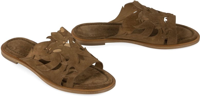 suede mules by Selfnex