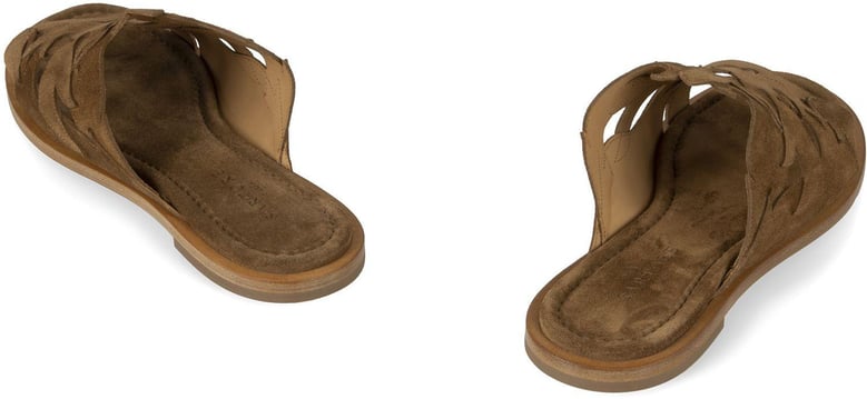 suede mules by Selfnex
