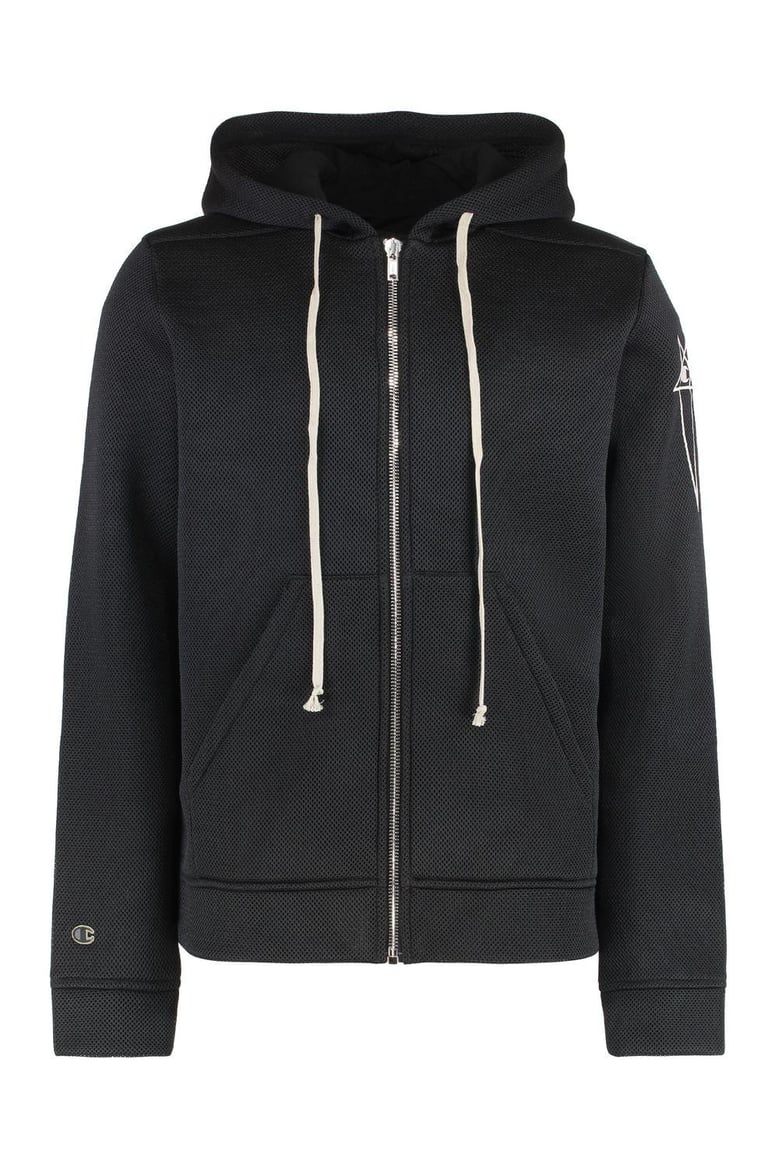 rick owens x champion - jason s full zip hoodie by Selfnex