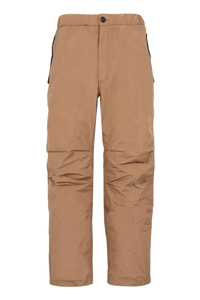 techno nylon track pants by Selfnex
