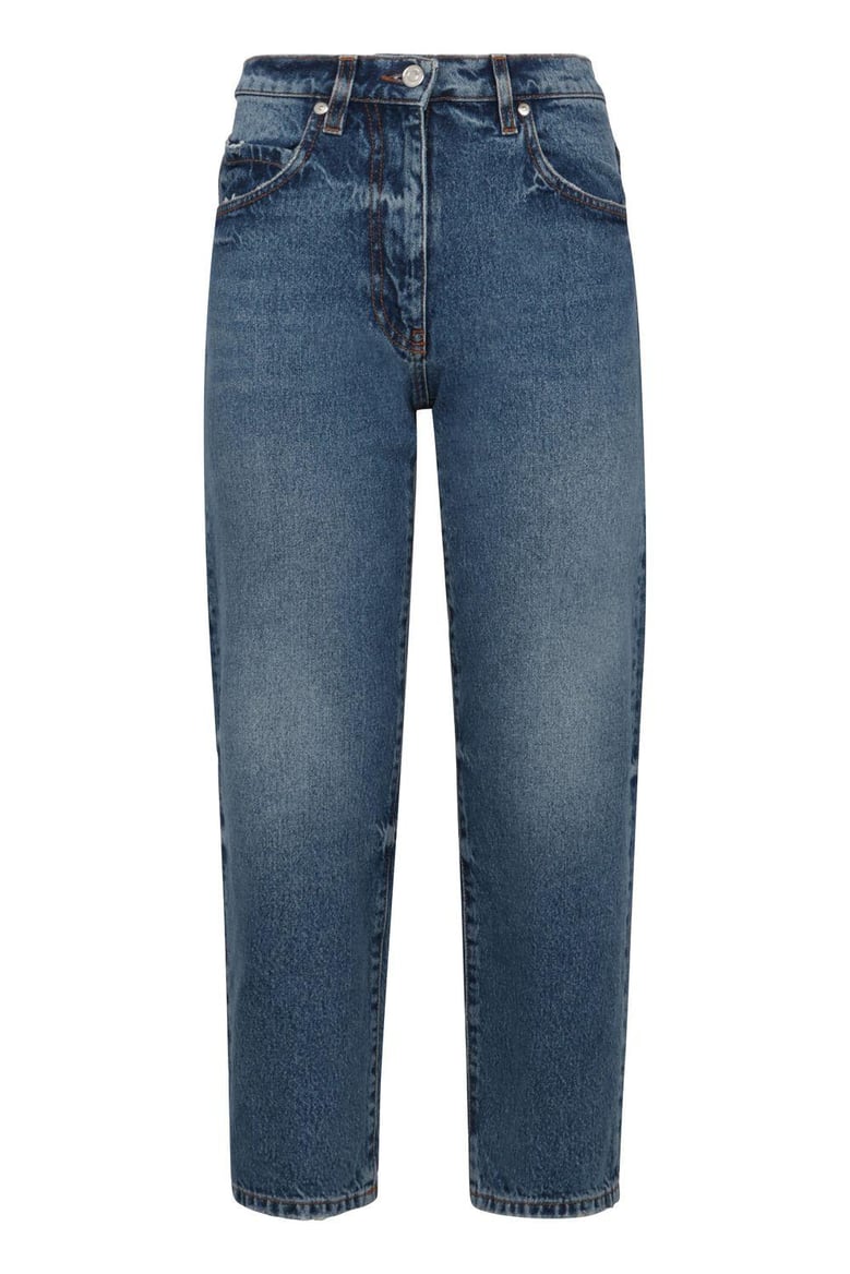 5-pocket straight-leg jeans by Selfnex