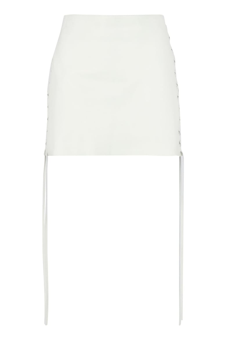 leather mini skirt by Selfnex