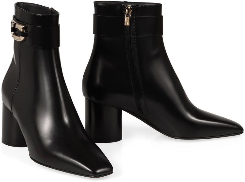 leather ankle boots by Selfnex