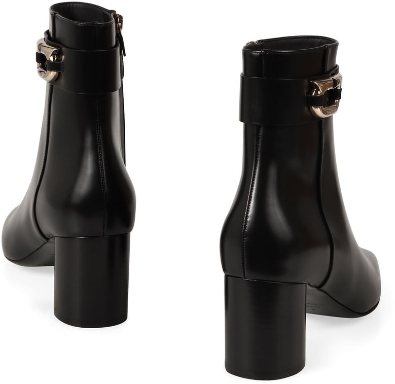leather ankle boots by Selfnex