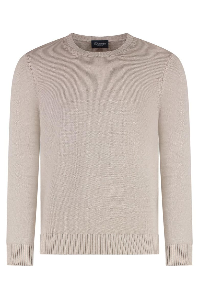 cotton crew-neck sweater by Selfnex