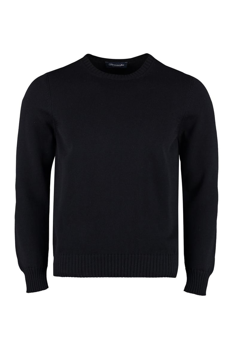 cotton crew-neck sweater by Selfnex