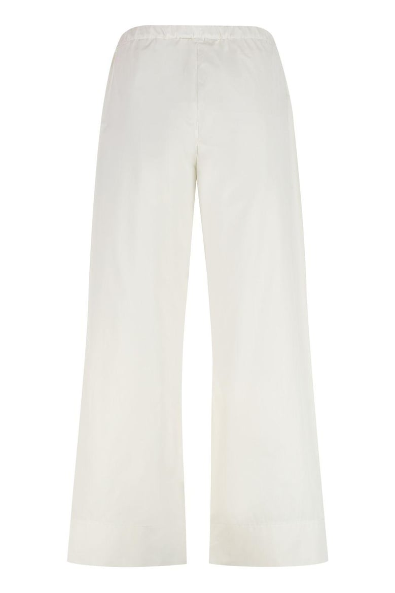 argento poplin cotton trousers by Selfnex