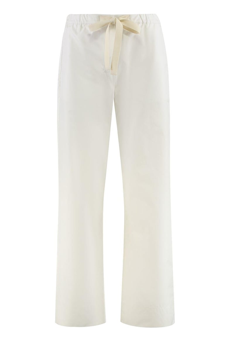 argento poplin cotton trousers by Selfnex