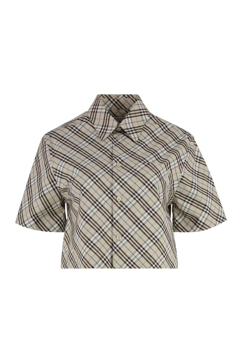 checked cotton shirt by Selfnex