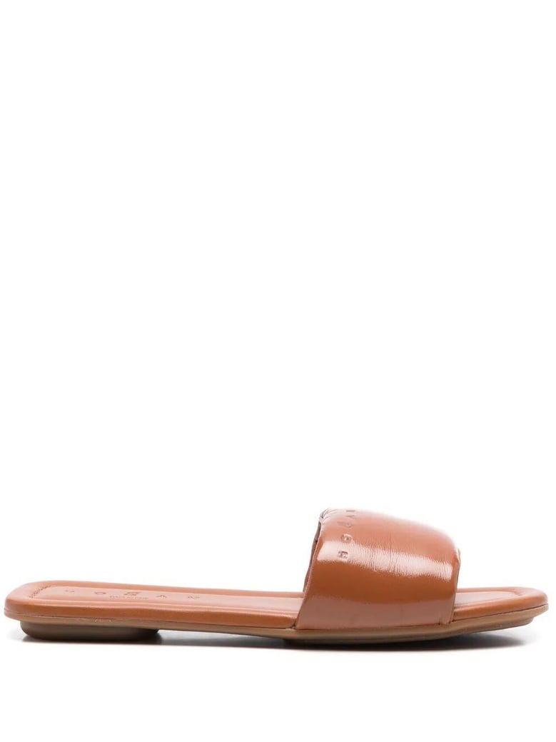 leather slide by Selfnex