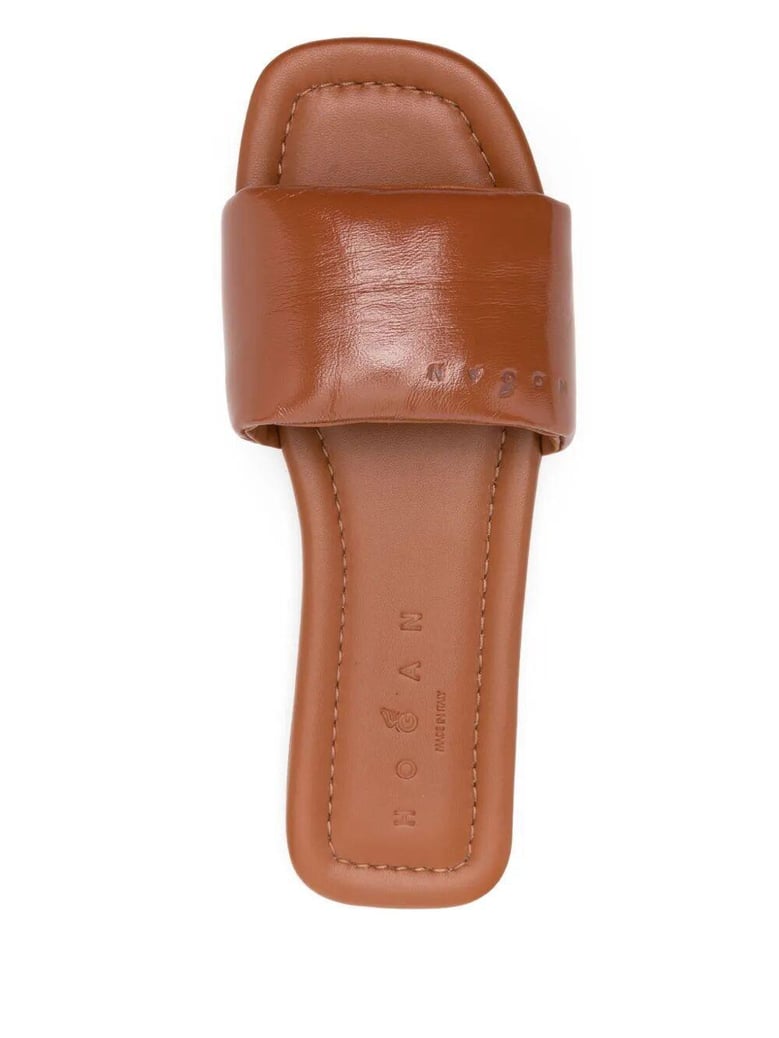 leather slide by Selfnex