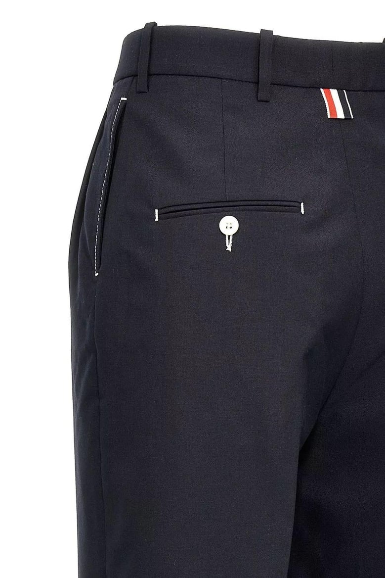 high waisted double pleat trou by Selfnex