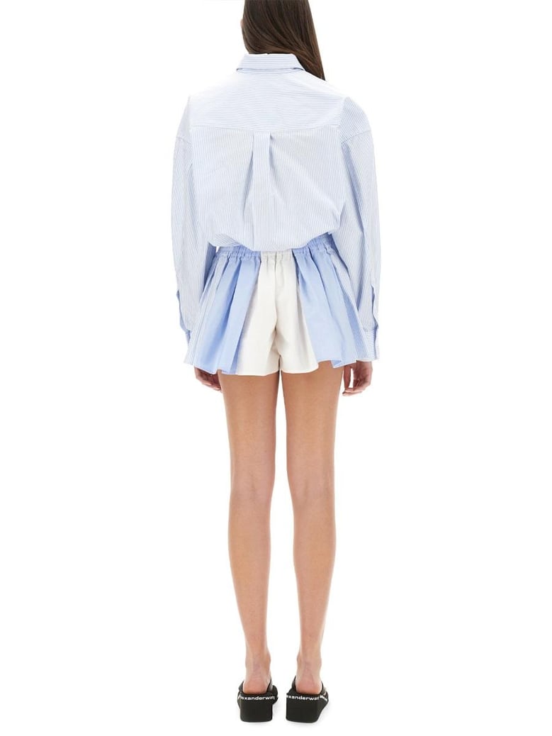 prestyled pleated playsuit by Selfnex