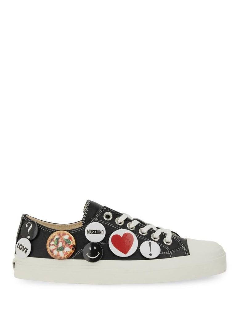 pin embellished sneakers by Selfnex
