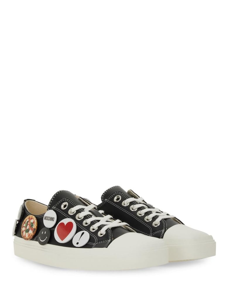 pin embellished sneakers by Selfnex