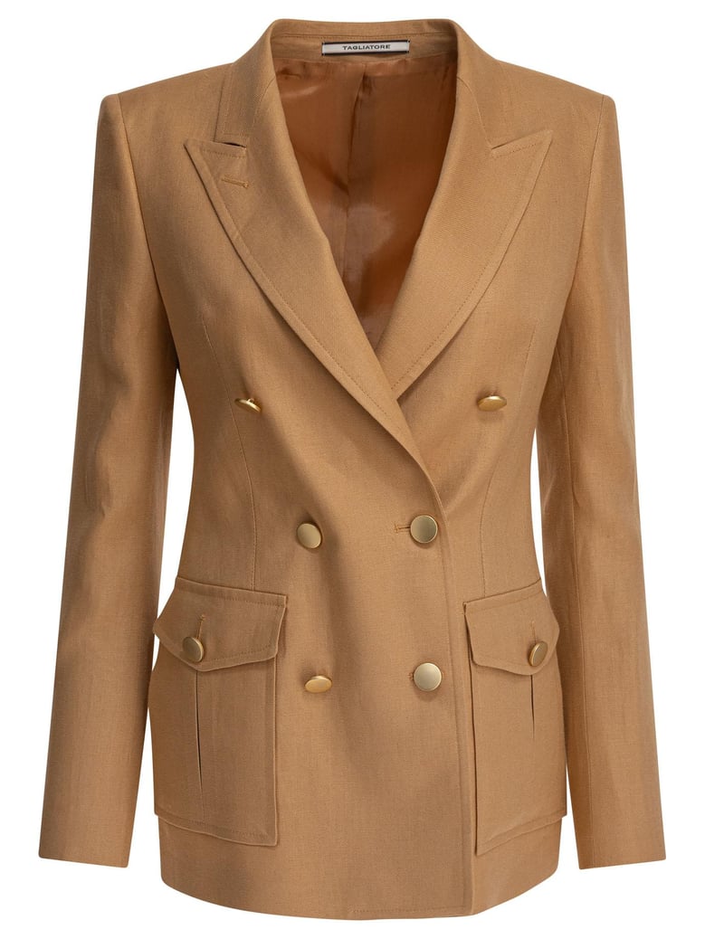 yellow linen jacket by Selfnex
