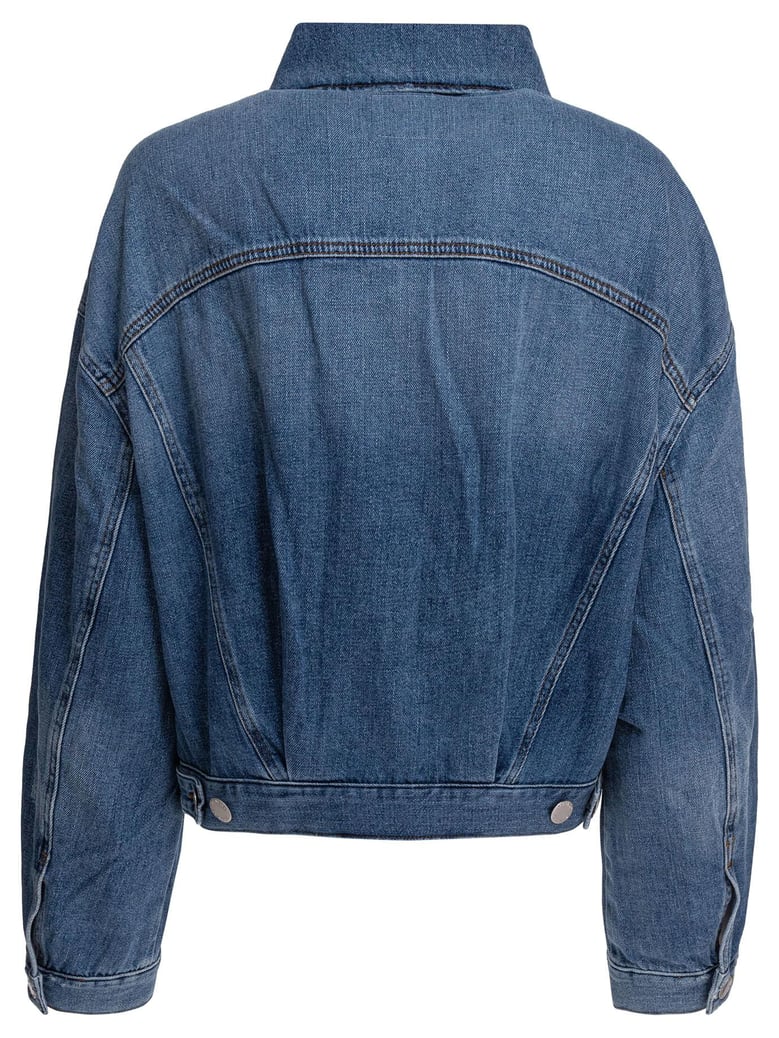 blue cotton jacket by Selfnex