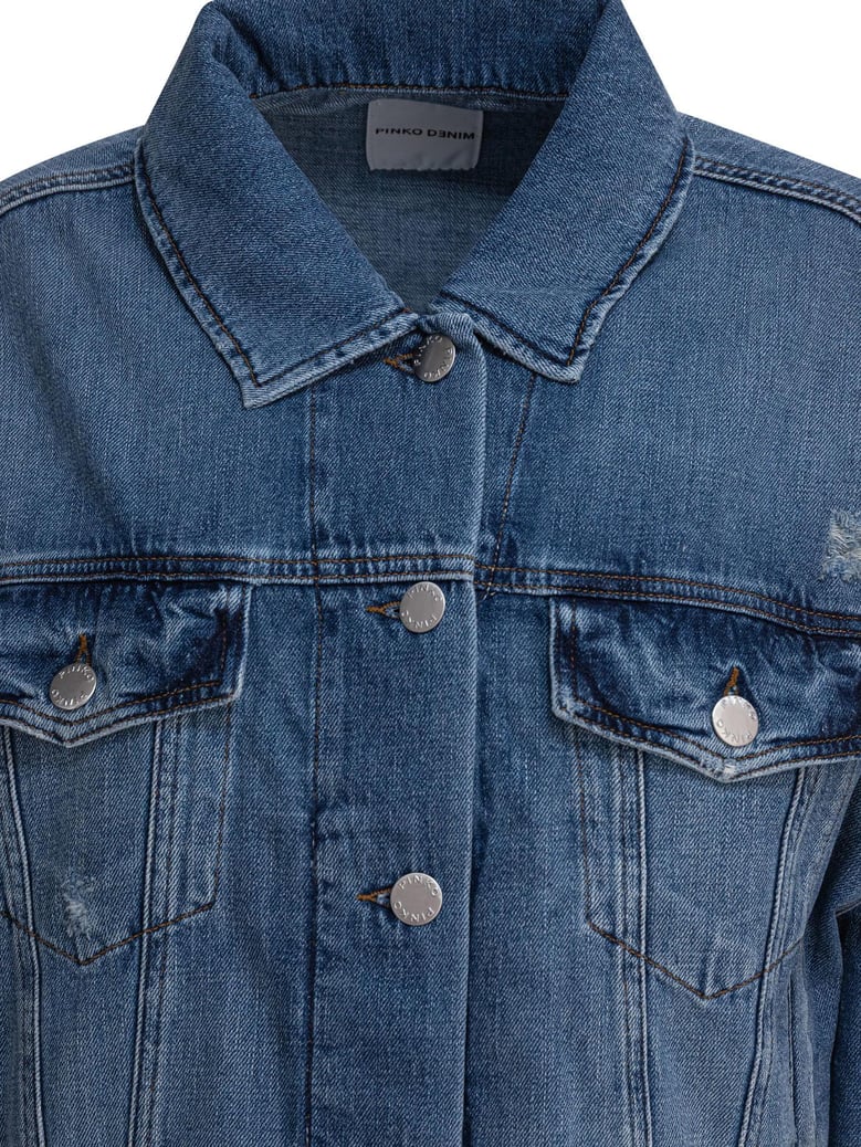 blue cotton jacket by Selfnex