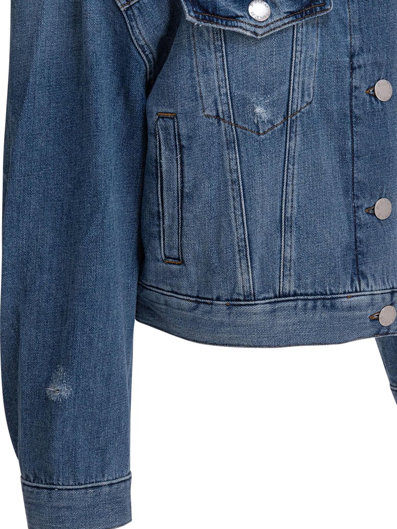 blue cotton jacket by Selfnex