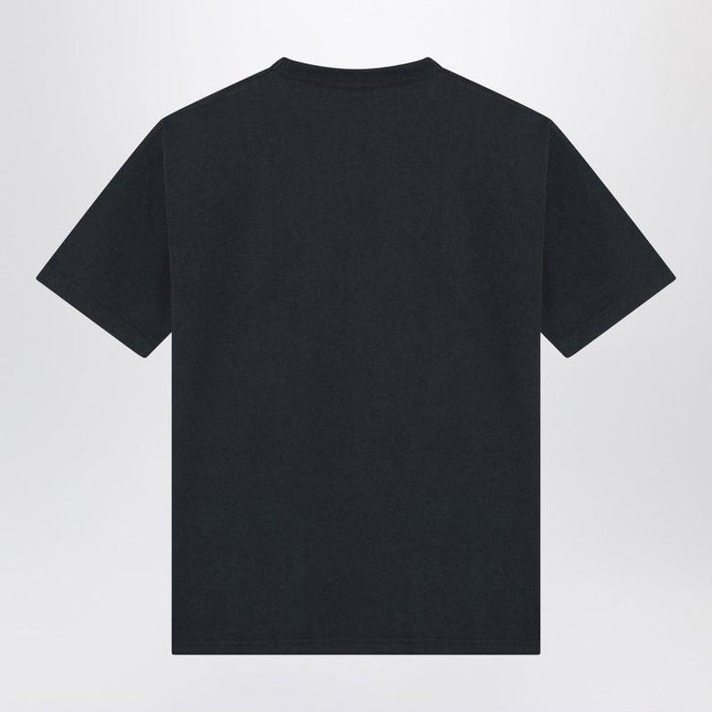 navy blue cotton crew-neck t-shirt by Selfnex