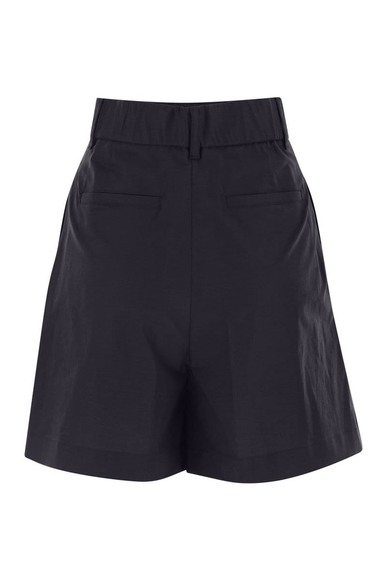 stretch cotton bermuda shorts by Selfnex