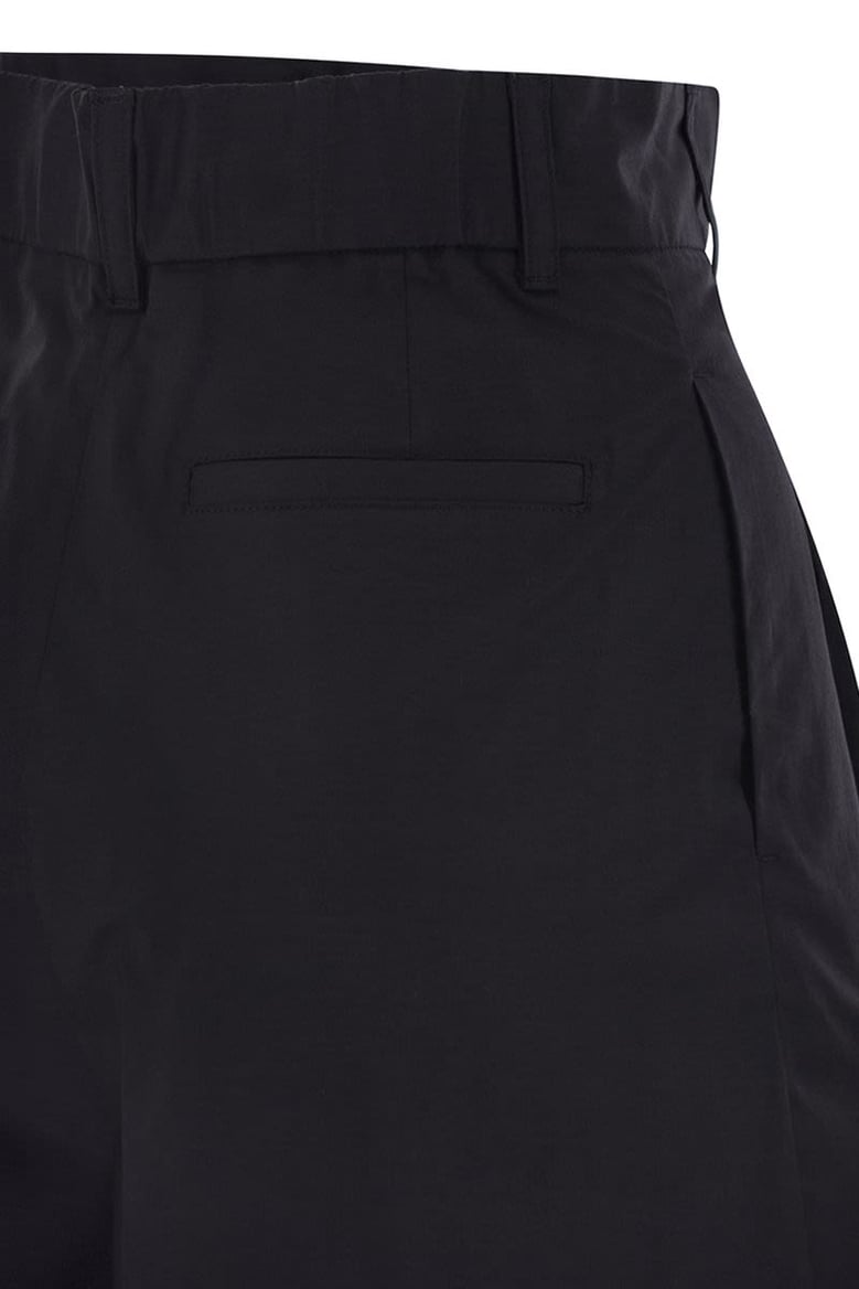 stretch cotton bermuda shorts by Selfnex