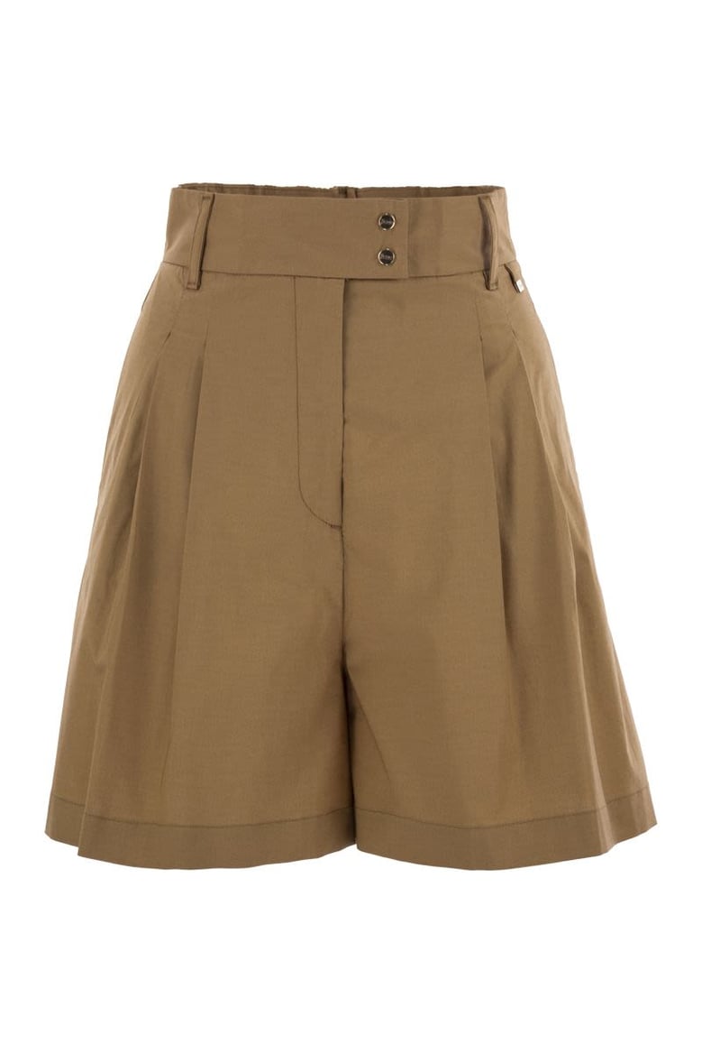 stretch cotton bermuda shorts by Selfnex