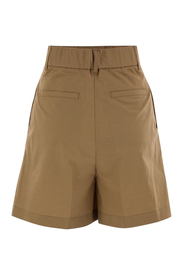 stretch cotton bermuda shorts by Selfnex