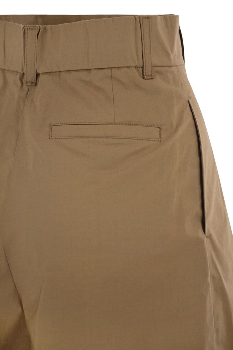 stretch cotton bermuda shorts by Selfnex