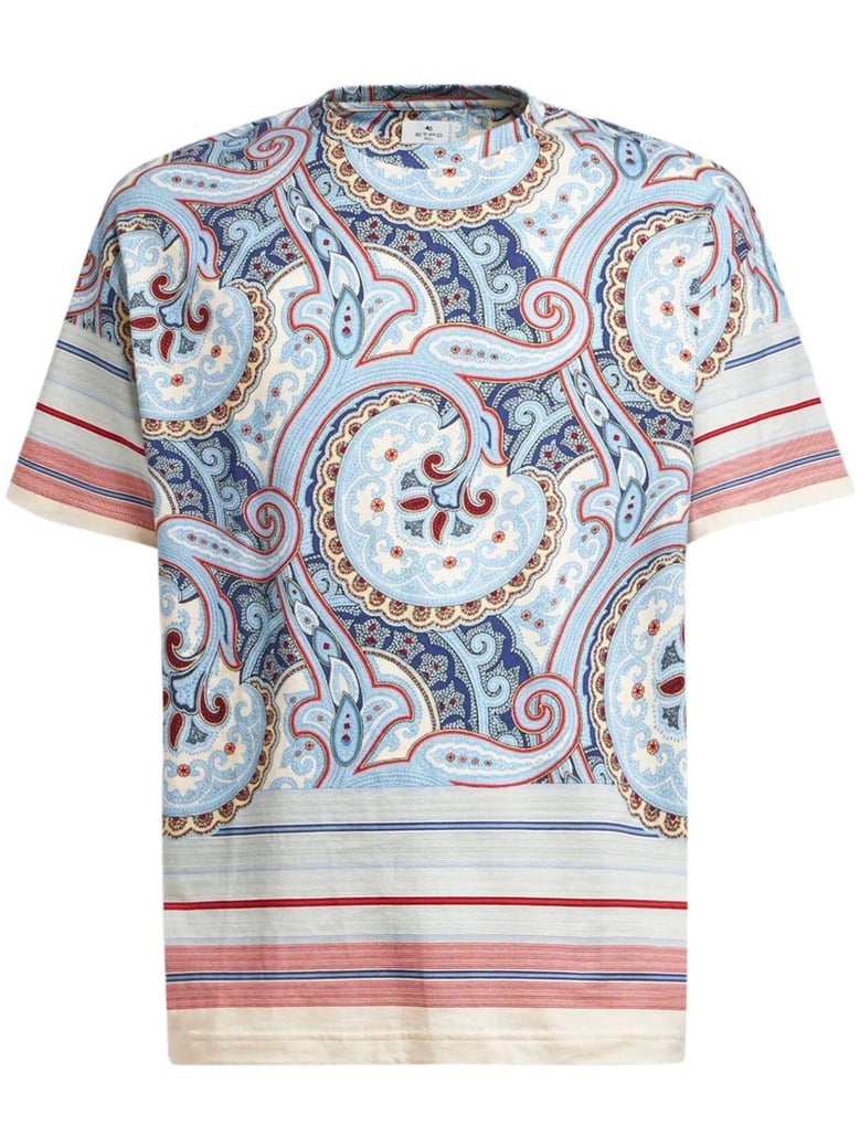 paisley print t shirt by Selfnex