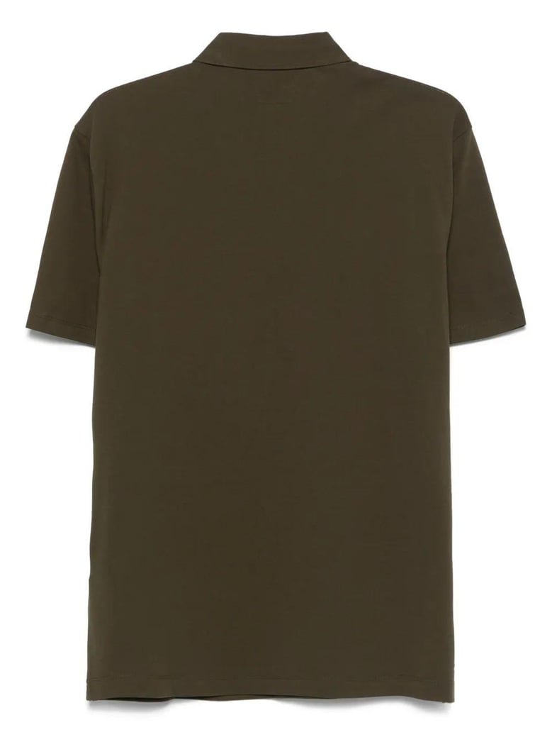 logo patch polo shirt by Selfnex