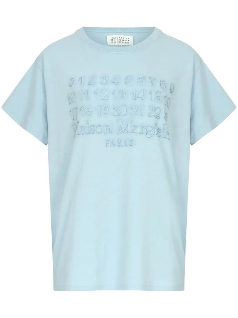 logo print cotton t shirt by Selfnex