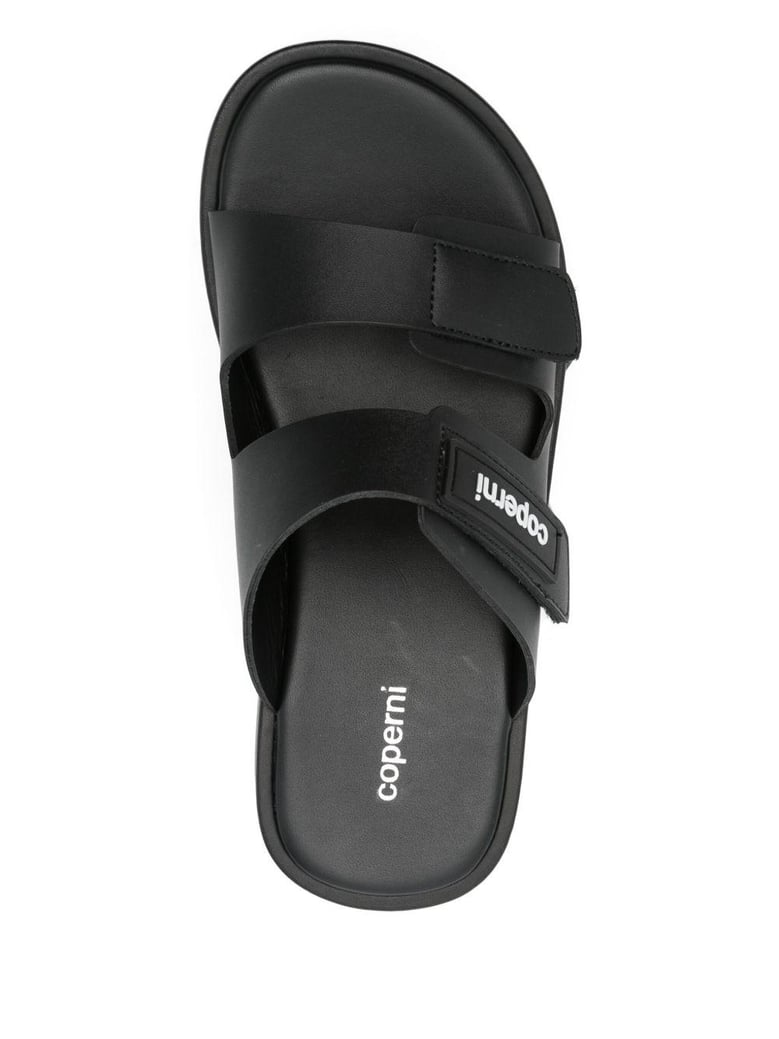 wedge double-strap sandals by Selfnex