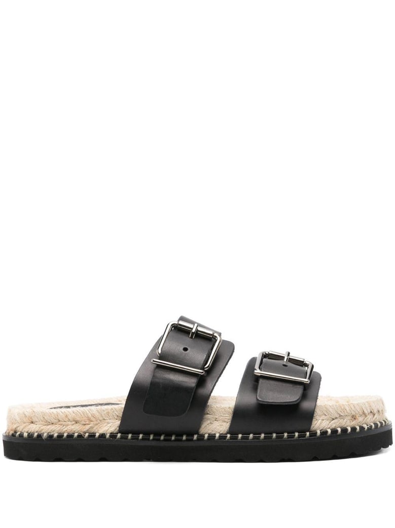ter leather flat sandals by Selfnex