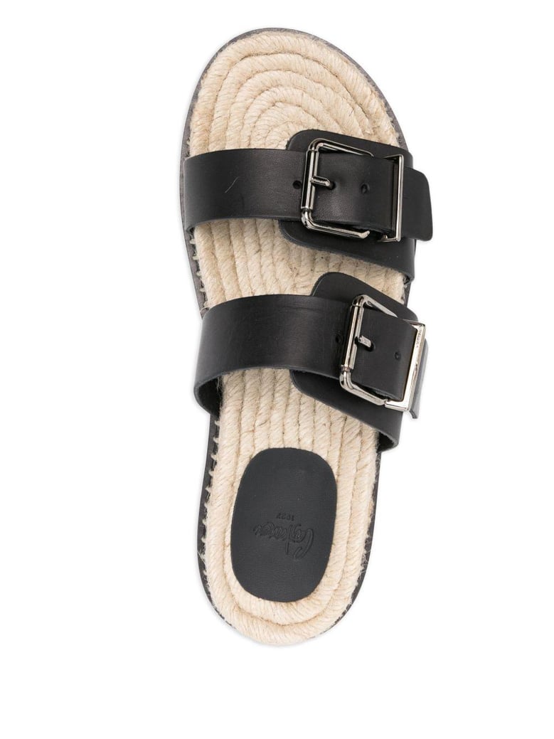 ter leather flat sandals by Selfnex