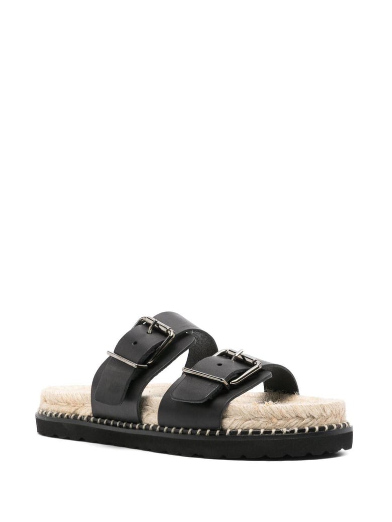 ter leather flat sandals by Selfnex