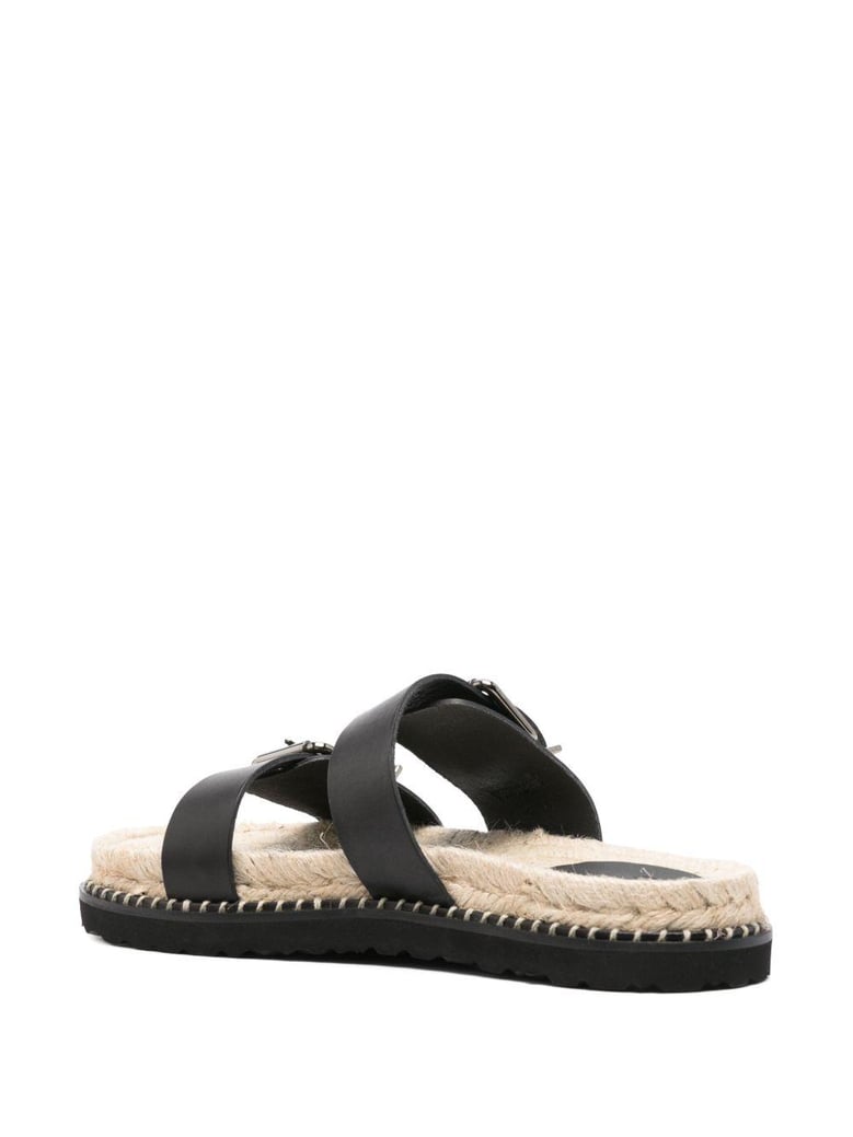 ter leather flat sandals by Selfnex