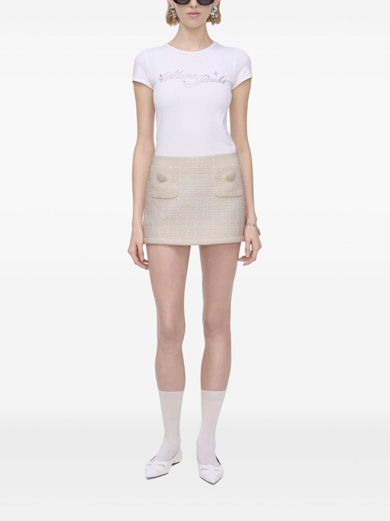 tweed mini skirt by Selfnex