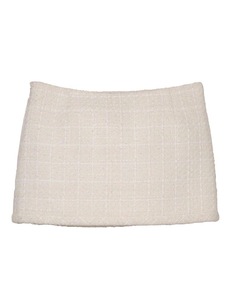 tweed mini skirt by Selfnex