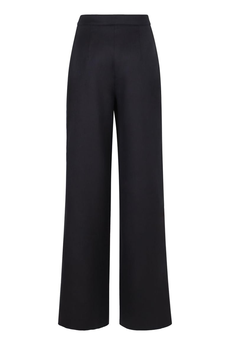 mozart high-rise cotton trousers by Selfnex