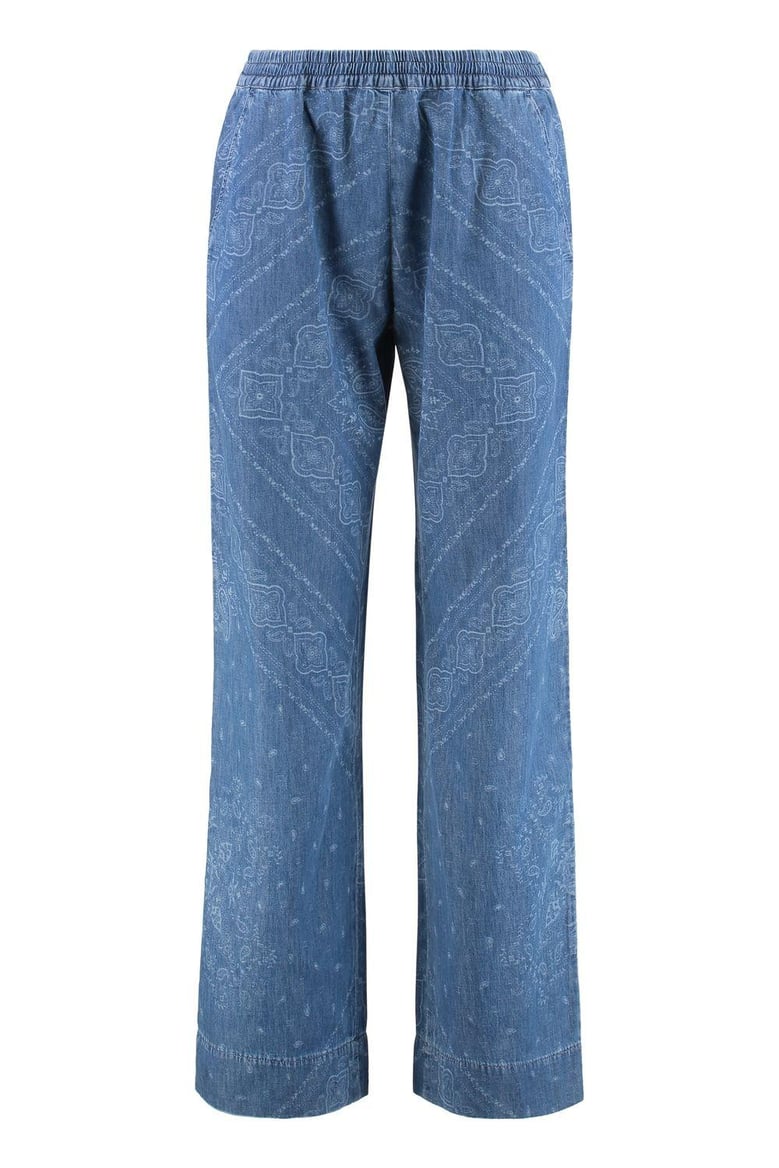 namibia printed cotton trousers by Selfnex