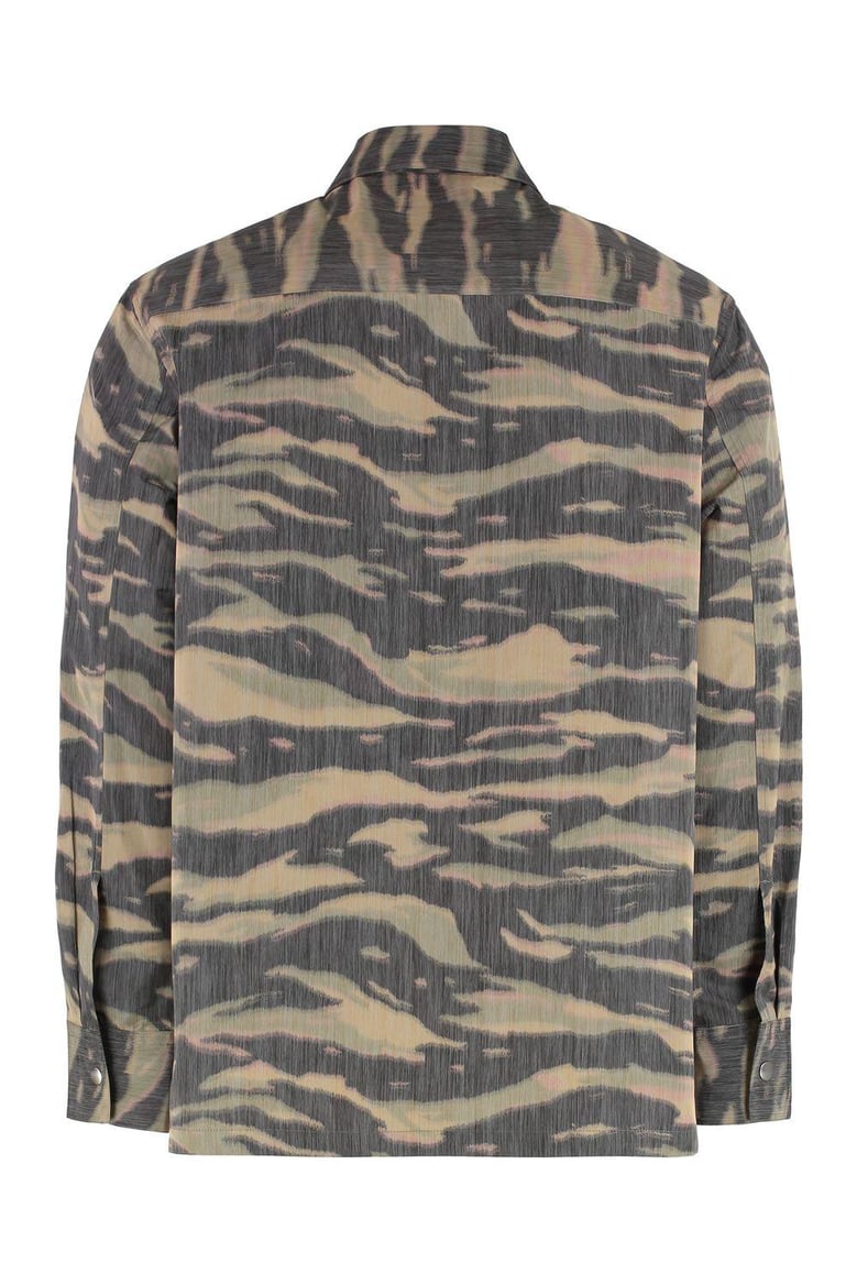 silk blend overshirt by Selfnex