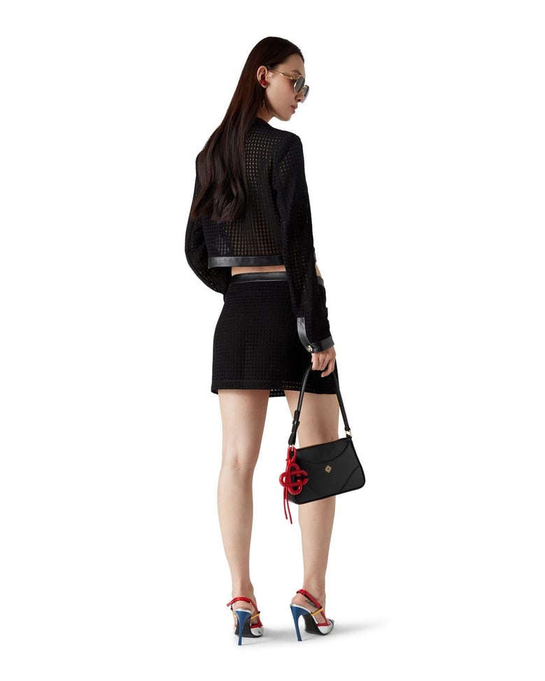 tailored mini skirt by Selfnex