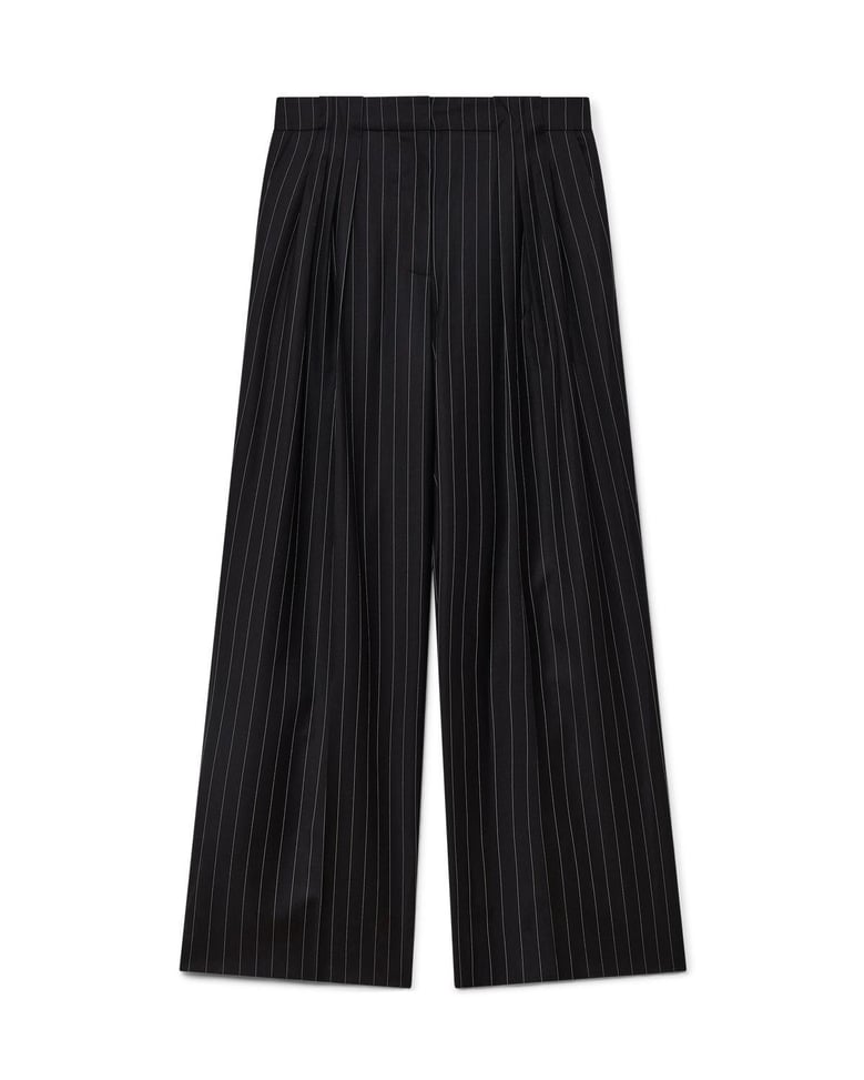 three pleat trousers by Selfnex
