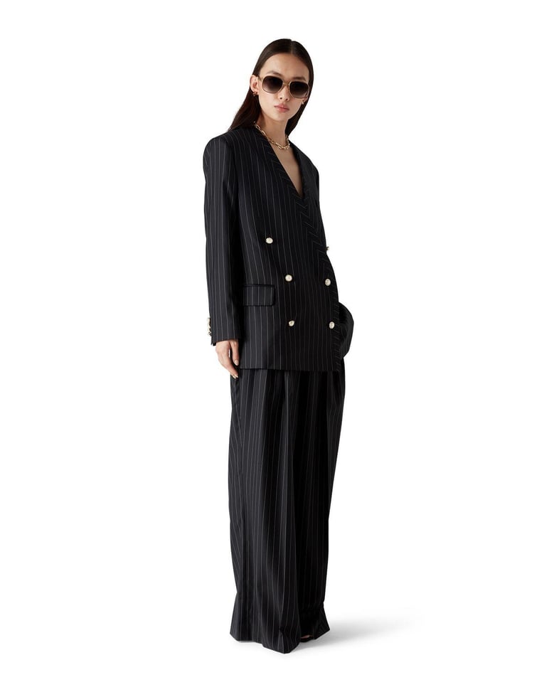three pleat trousers by Selfnex