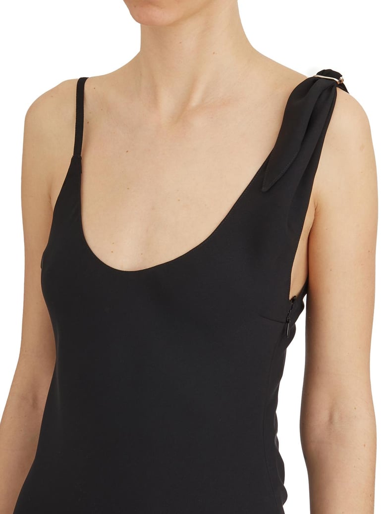 abito knot tech crepe by Selfnex