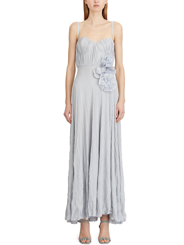 red carpet dress with flower detail by Selfnex