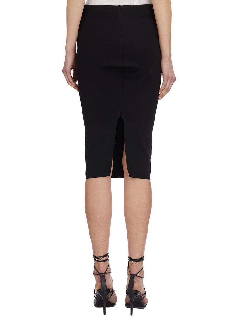 gonna dirt pillar skirt black by Selfnex