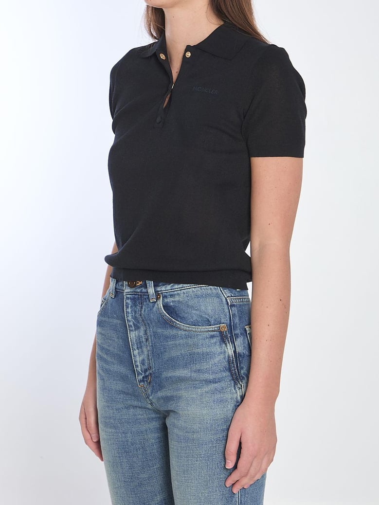 polo shirt with embroidered logo by Selfnex