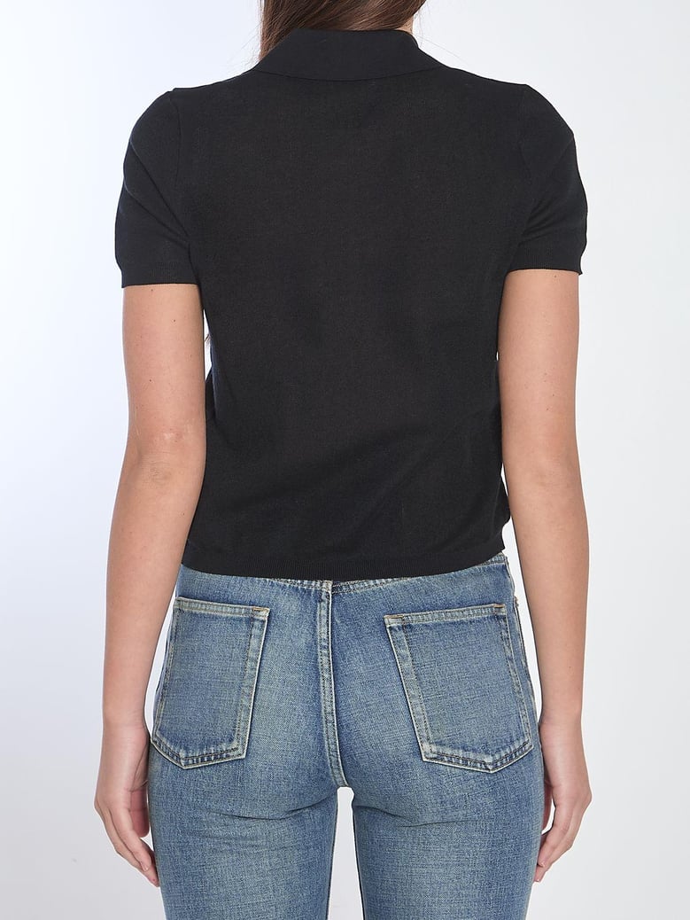 polo shirt with embroidered logo by Selfnex